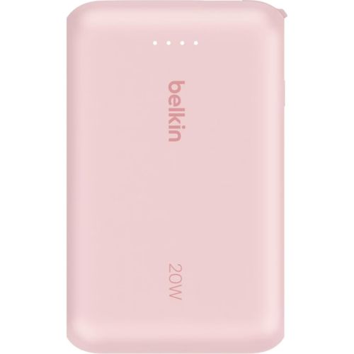 Батарея універсальна Belkin 10000mAh, 20W, USB-C, Pink (BPB021HQPK)