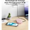 Батарея універсальна Belkin 10000mAh, 20W, USB-C, Pink (BPB021HQPK) - Зображення 3
