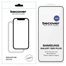 Стекло защитное BeCover 10D Samsung Galaxy S26 Plus SM-S946 Black (714767)