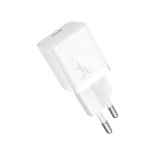 Зарядное устройство Baseus 1xUSB-C 30W GaN5 white (CCGN070502)