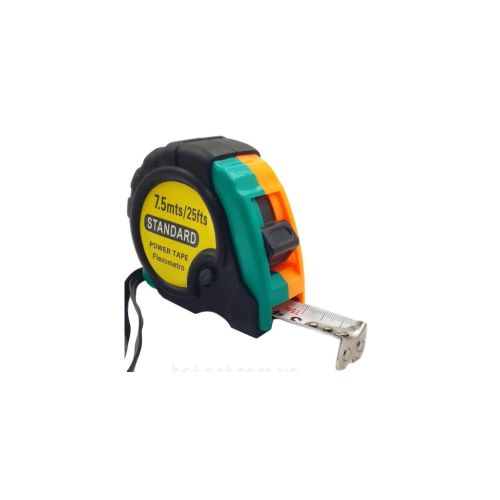 Рулетка Voltronic обрезиненная STANDART, 7,5м, Q48 (FM-RSS/7.5m)