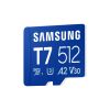 Карта пам'яті Samsung 512GB microSDXC class 10 UHS-I U3 V30 A2 T7 (MB-MB512T/WW) - Зображення 1