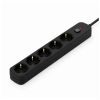 Мережевий фільтр живлення ColorWay CCA-3G1MM 5 розеток, 2m Black (CW-PSEA1052BK) - Зображення 1