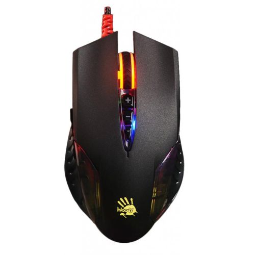 Мышка A4Tech Bloody Q50 Neon XGlide USB Black