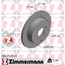 Тормозной диск ZIMMERMANN 200.2529.20