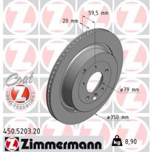 Гальмівний диск ZIMMERMANN 450.5203.20