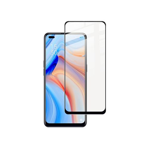 Скло захисне PowerPlant Full screen OPPO Reno4 Lite, Black (GL609222)