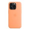 Чохол до мобільного телефона Apple iPhone 15 Pro Silicone Case with MagSafe Orange Sorbet (MT1H3ZM/A) - Зображення 3