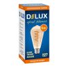 Лампочка Delux ST64 5Вт E27 2200К amber spiral_filament (90018153) - Изображение 2