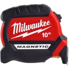 Рулетка Milwaukee магнитная PREMIUM, 10м, 27мм (4932464601)