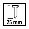 Цвяхи Einhell для цвяхозабивача, 25мм, 3000шт (4137871) - Зображення 1