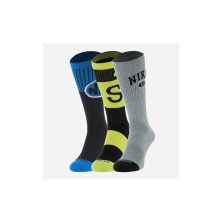 Шкарпетки Nike U NK SB EVERYDAY MAX LTWT CREW 3PR CU6478-902 34-38 3 пари Мультиколор (194500854062)