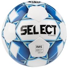 М'яч футбольний Select Fusion IMS біло-блакитний Уні 3 (5703543226412)
