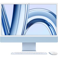 Компьютер Apple A2874 24 iMac Retina 4.5K / Apple M3 with 8-core GPU, 256SSD, Blue (MQRC3UA/A)