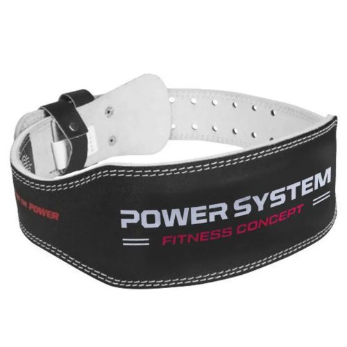 Атлетичний пояс Power System PS-3100 Power шкіряний Black M (PS-3100_M_Black)