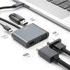 Порт-реплікатор XO 4-in-1 Dock USB-C (HDMI/VGA/USB3.0/USB-C PD) (XO-HUB001SL) - Зображення 3