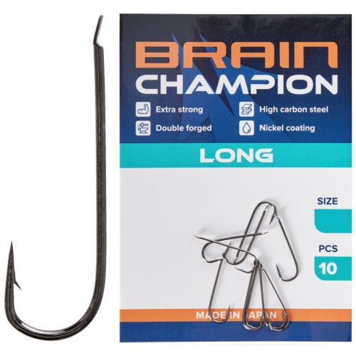 Крючок Brain Champion Long 10 (10 шт/уп) (1858.54.63)