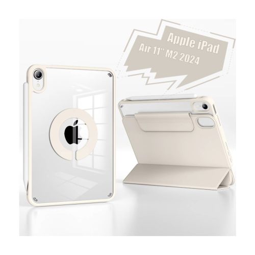 Чехол для планшета BeCover Ultra Slim Origami Magnetic Apple iPad Air 11 M2 2024 Beige (712976)