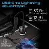 Зарядний пристрій Promate 33W USB-C + Lightning cables + USB-A port (powerdrive-33pdci.black) - Зображення 3