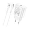 Зарядное устройство HOCO N22 Jetta USB-C PD25W + cable USB-C to USB-C White (6931474760081) - Изображение 3