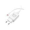 Зарядний пристрій BOROFONE BA21A Long Journey USB QC3.0 + cable USB to USB-C 18W White (6931474702487) - Зображення 2