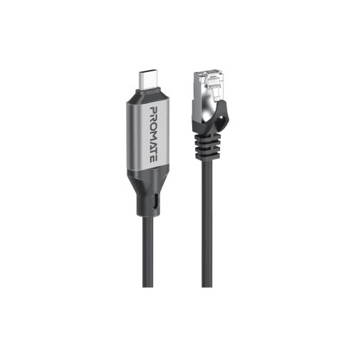 Дата кабель USB-C to RJ45 Ethernet 5.0m Promate (clink-rj45)
