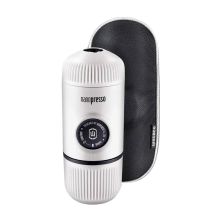 Кавоварка кемпінгова Wacaco Nanopresso з чохлом біла (WNANOWH)
