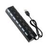 Концентратор Voltronic USB 2.0 to 7xUSB with switches black (YT-H7SHS-B) - Изображение 1