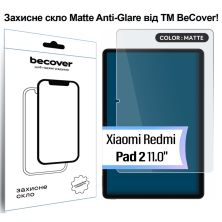 Стекло защитное BeCover Matte Anti-Glare Xiaomi Redmi Pad 2 11.0 (713711)