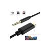 Кабель мультимедійний USB-C to 3.5mm M 1.0m black XoKo (AUX-002-BK) - Зображення 3