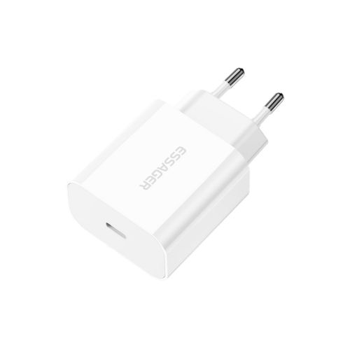 Зарядное устройство Essager USB-C PD20W white (ECTC-FJB02-P)