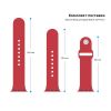 Ремешок для смарт-часов Armorstandart Sport Band (3 Straps) для Apple Watch 49/46/45/44/42 (Series 1-3) Red (ARM49068) - Изображение 2