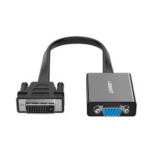 Переходник DVI 24+1 M to VGA F active black Ugreen (40259)