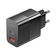 Зарядний пристрій 1xUSB-C + 1xUSB 33W Essager (ECTAC-PCB01-P)