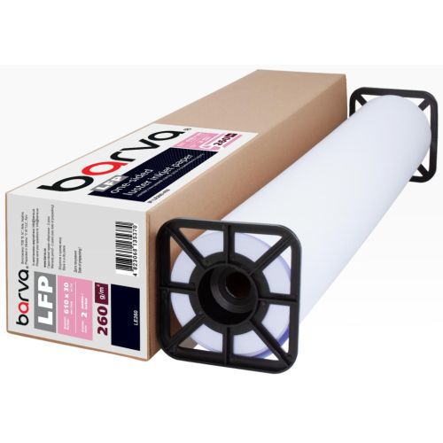 Папір Barva 24/610 мм, 260 г/м2, semi-gloss, 30 м LFP (IP-LE260-459)