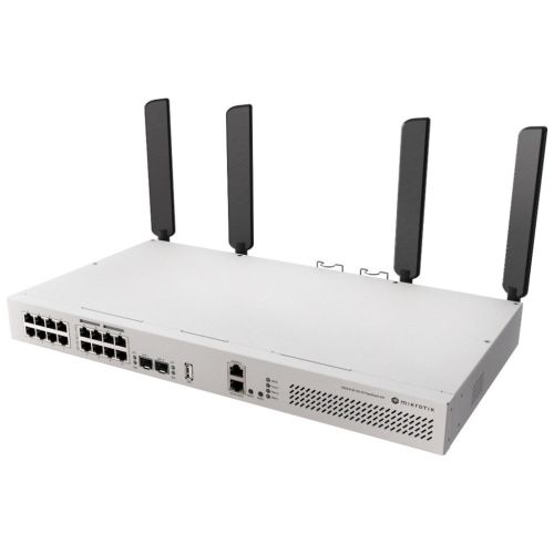 Коммутатор сетевой Mikrotik CRS418-8P-8G-2S+5axQ2axQ-RM