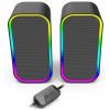Акустична система ColorWay Aura 2.0 USB/Bluetooth Gray (CW-SPU02GR) - Зображення 1