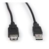 Дата кабель USB 2.0 AM/AF 1.5m Vinga (USBAMAF02-1.5) - Зображення 3