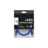 Патч-корд 0.5м S/FTP Cat 6A CU LSZH blue Cablexpert (PP6A-LSZHCU-B-0.5M) - Изображение 3