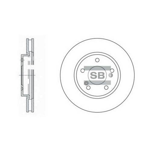 Гальмівний диск HI-Q SD4312