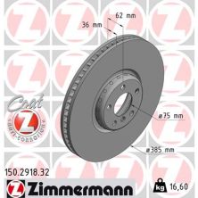 Тормозной диск ZIMMERMANN 150.2918.32