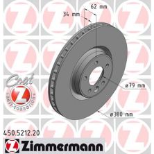 Гальмівний диск ZIMMERMANN 450.5212.20