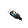 Дата кабель USB 2.0 AM to Lightning 1.8m 2.1A MFI Black Choetech (IP0027-BK) - Зображення 3