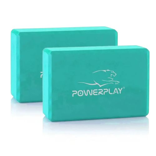 Блок для йоги PowerPlay Yoga Brick EVA 2 шт Мятні (PP_4006_Mint_2in)