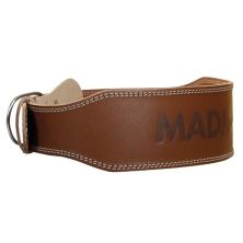 Атлетический пояс MadMax MFB-246 Full leather шкіряний Chocolate brown XXL (MFB-246_XXL)
