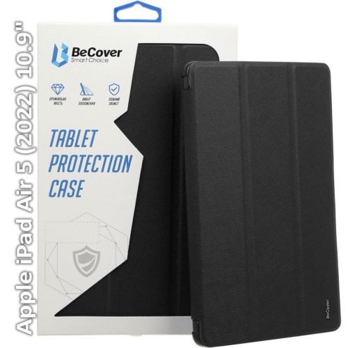 Чехол для планшета BeCover Tri Fold Hard Apple iPad Air (4/5) 2020/2022 10.9 Black (709661) (709661)