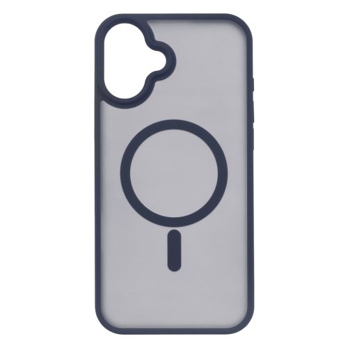 Чехол для мобильного телефона 2E iPhone 16 Plus Soft Touch MagSafe Cover dark blue (2E-IPH-16PL-OCLS-DB)