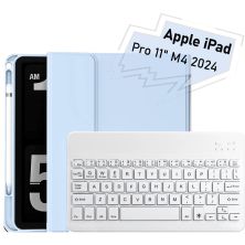 Чохол до планшета BeCover with keyboard Apple iPad Pro 11 M4 2024 Light Blue (713000) Чохол до планшета BeCover with keyboard Apple iPad Pro 11 M4 2024 Light Blue (713000)