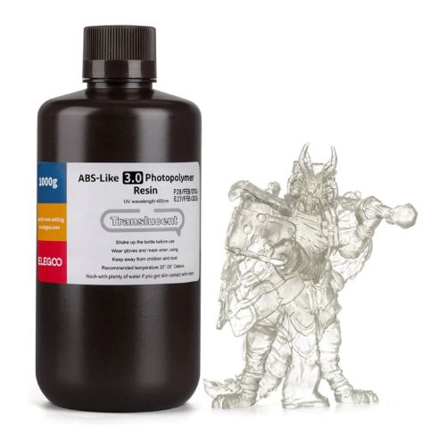Фотополімерна смола ELEGOO Resin, ABS-like 3.0 1кг, clear (50.103.0158)