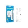 Зарядний пристрій BOROFONE BA68A Glacier USB + cable USB to Lightning 10.5W White (6974443385694) - Зображення 2